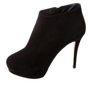 Giuseppe Zanotti Suede Platform Booties